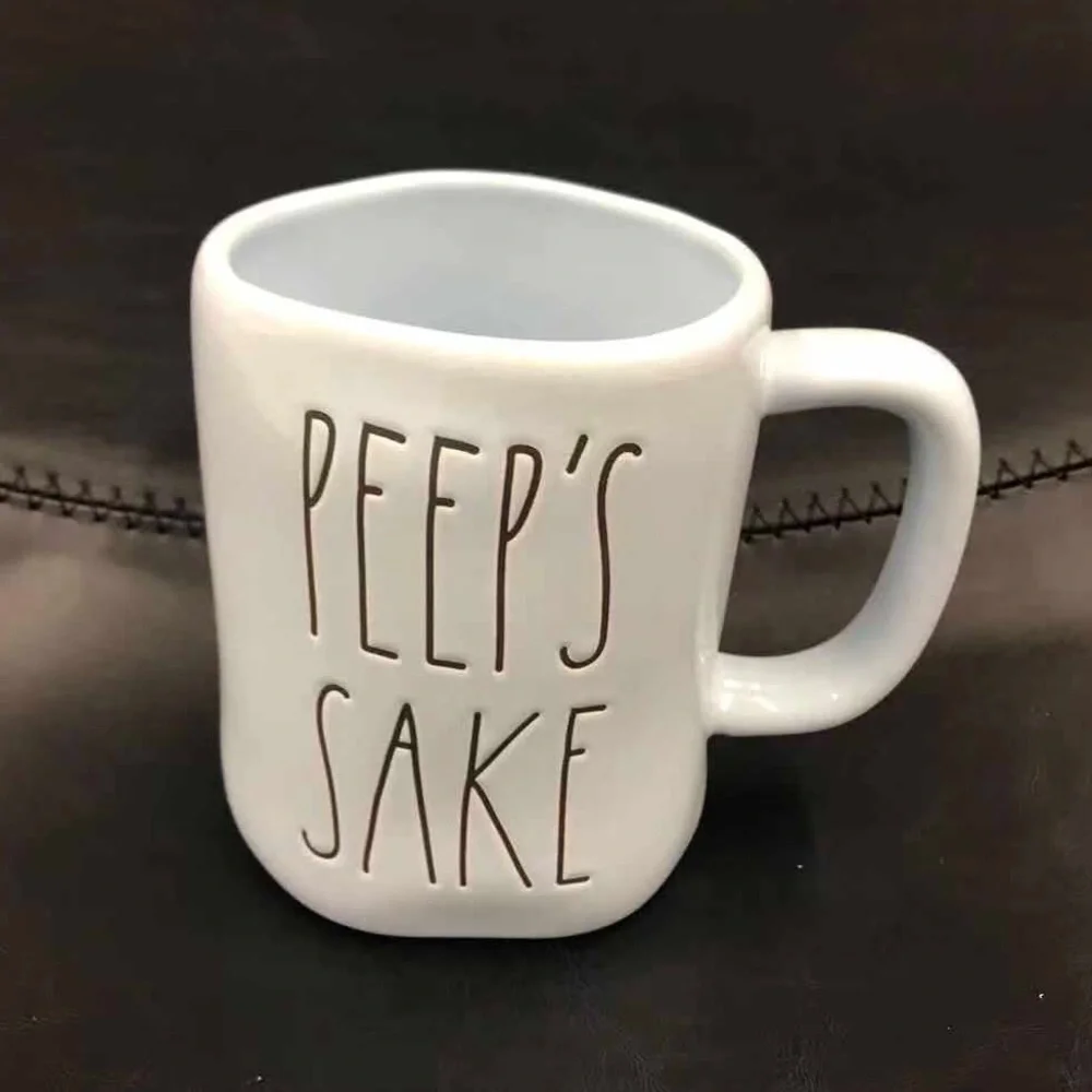 Rae Dunn Easter Blue PEEP'S SAKE Mug